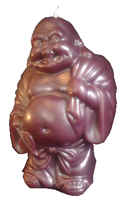 Brown Budda Candle